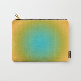 Hypnotic - Green Orange Colourful Abstract Art Design Pattern Carry-All Pouch