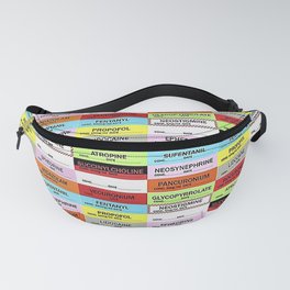 Anesthesia Labels Fanny Pack