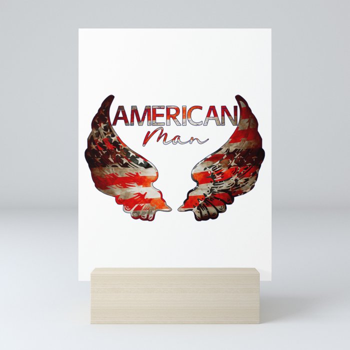 American Man Mini Art Print