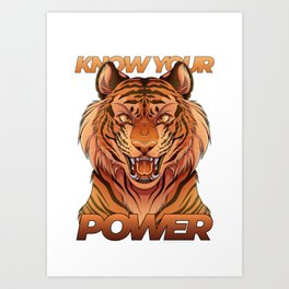 Know Your Power Art Print