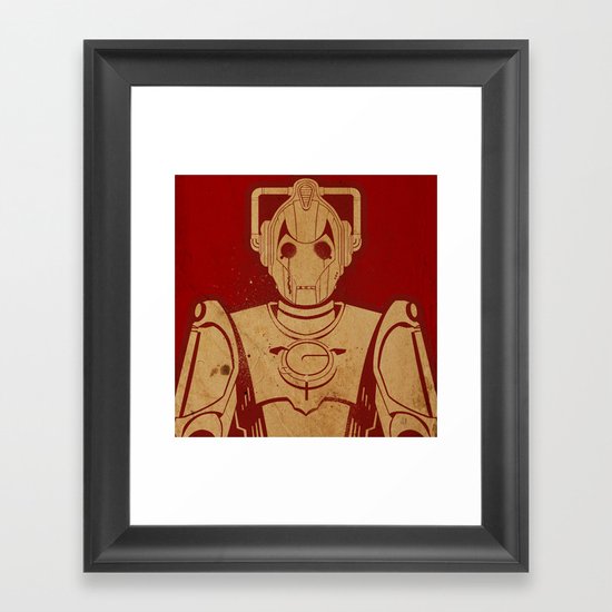 Cyber Framed Art Print