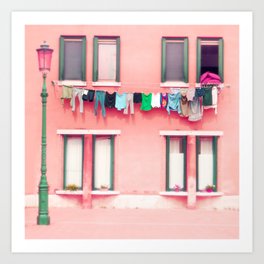 Laundry Venice Italy Travel Photography Art Print