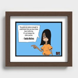 Nobody's Perfect Recessed Framed Print