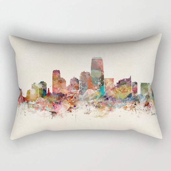 jersey city new jersey Rectangular Pillow