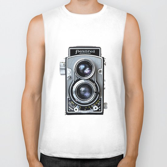 Flexaret Vinatge Camera Biker Tank