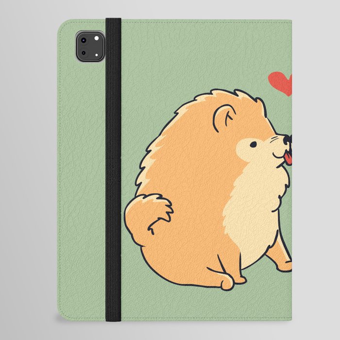 Pomeranian Kisses iPad Folio Case