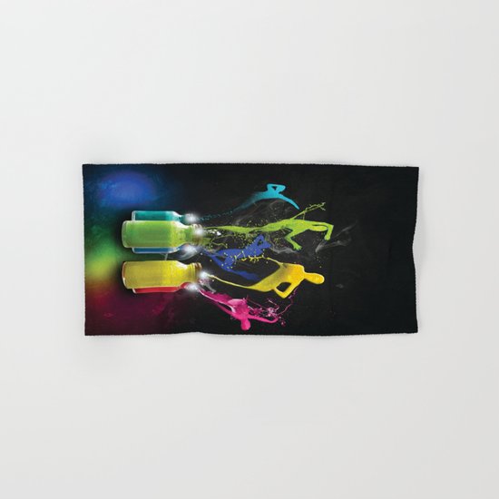 Paint Dancers Hand & Bath Towel
