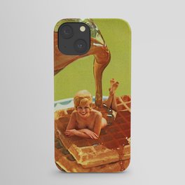 Pour some syrup on me - Breakfast Waffles iPhone Case