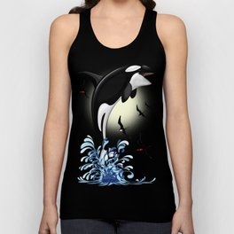 Orca Killer Whale jumping out of Ocean Tank Top