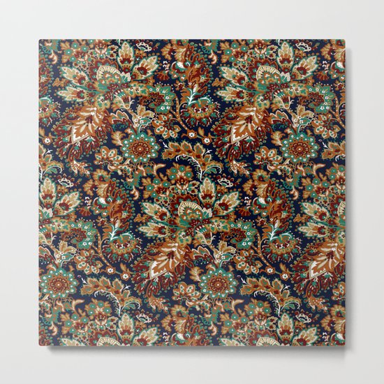 Fire Pattern Metal Print