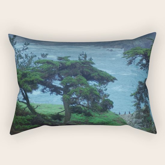 Three Little Birds Rectangular Pillow