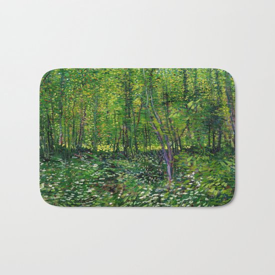 Vincent Van Gogh Trees & Underwood Bath Mat