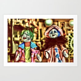 Two Puppets Art Print