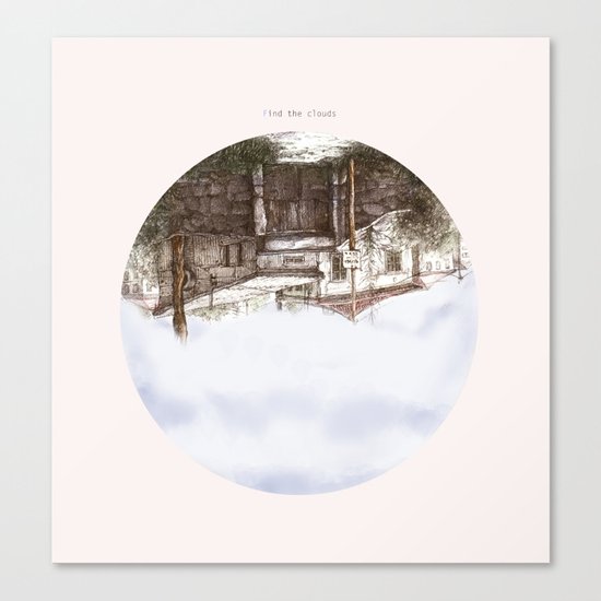 find the clouds Canvas Print