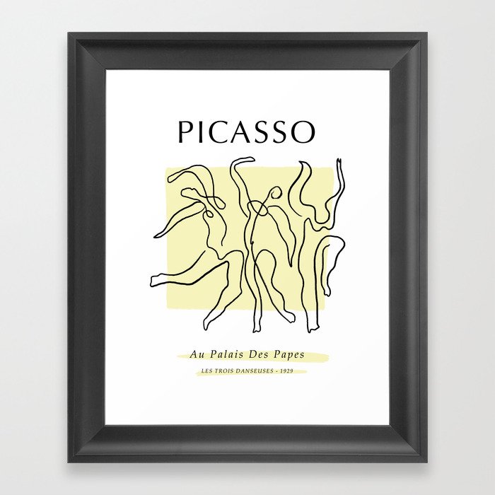 Picasso - Au Palais Des Papes  Framed Art Print