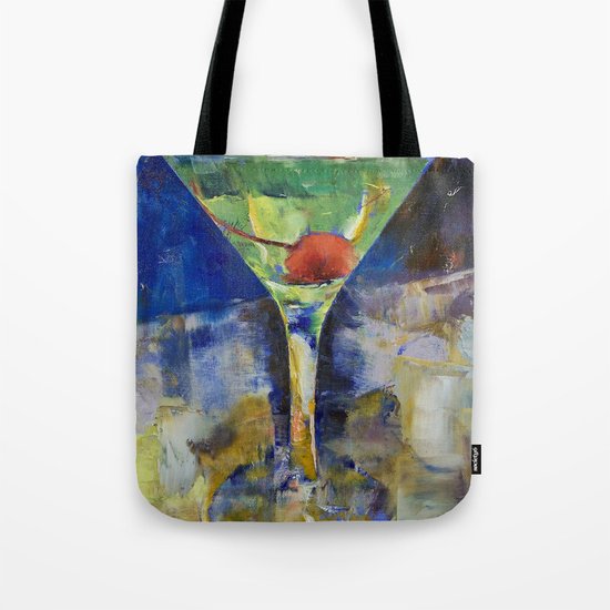 Summer Breeze Martini Tote Bag