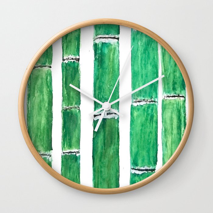 bamboos Wall Clock