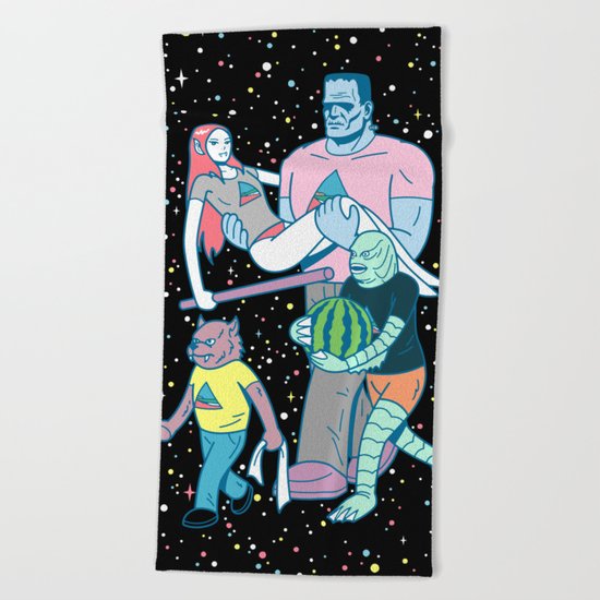 Midnight Parade Beach Towel