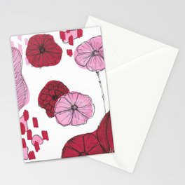 Tulip flower artwork Stationery Card