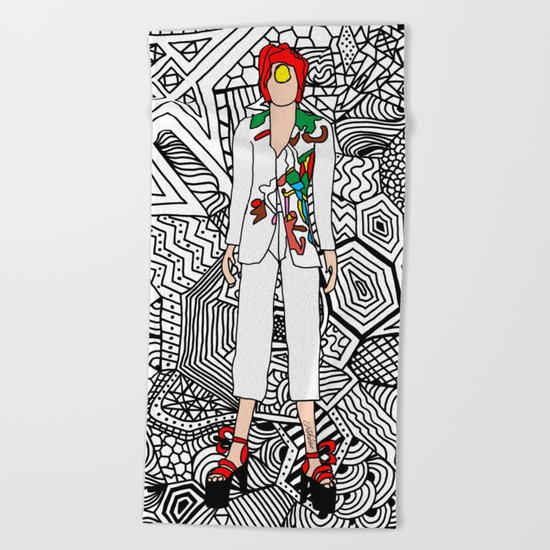 Bowie Fashion 7 Beach Towel