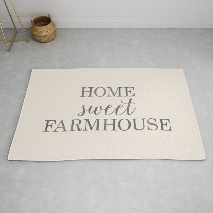Home Sweet Farmhouse Rustic Farmhouse Style Word Art Home Sweet