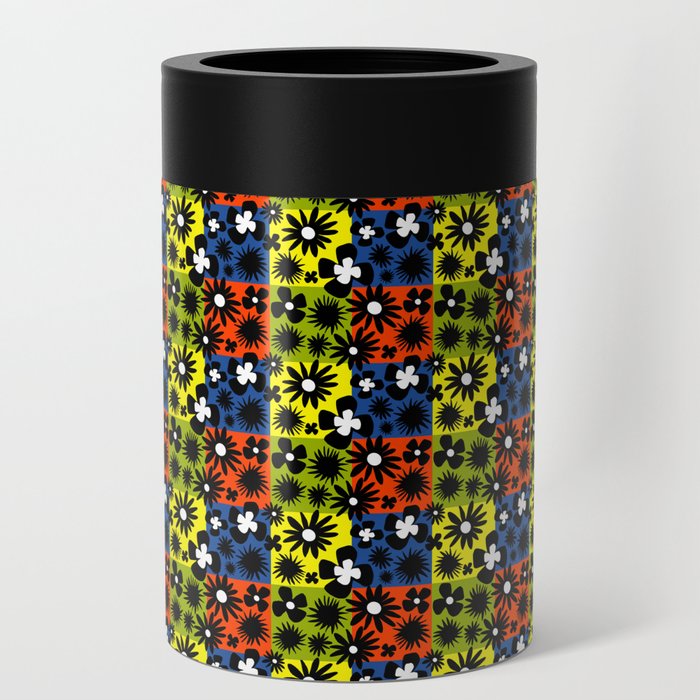 Board Shorts Wild Flowers Colorful Can Cooler