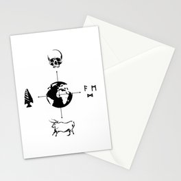 Anthropology: The Four Subdisciplines (Version 2.0) Stationery Card