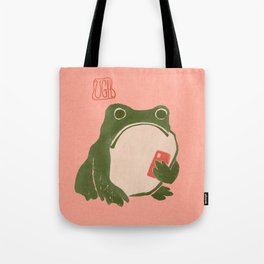 That's the tea quote Funny Frog Tote bag