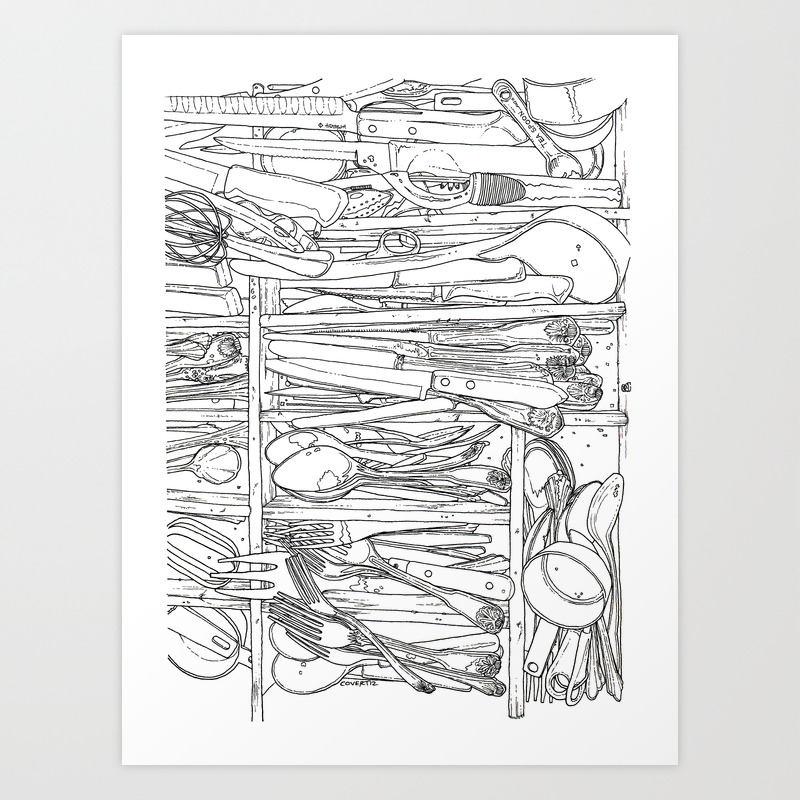 Everything But The Kitchen Sink Art Print By Jasoncovert Society6