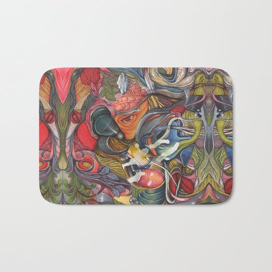 compositions of mind Bath Mat