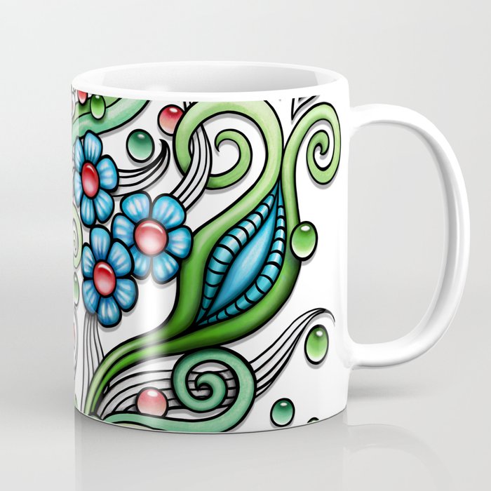 Brilliant Bubble Bloom Coffee Mug