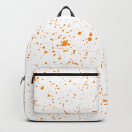 Orange Splatter Backpack