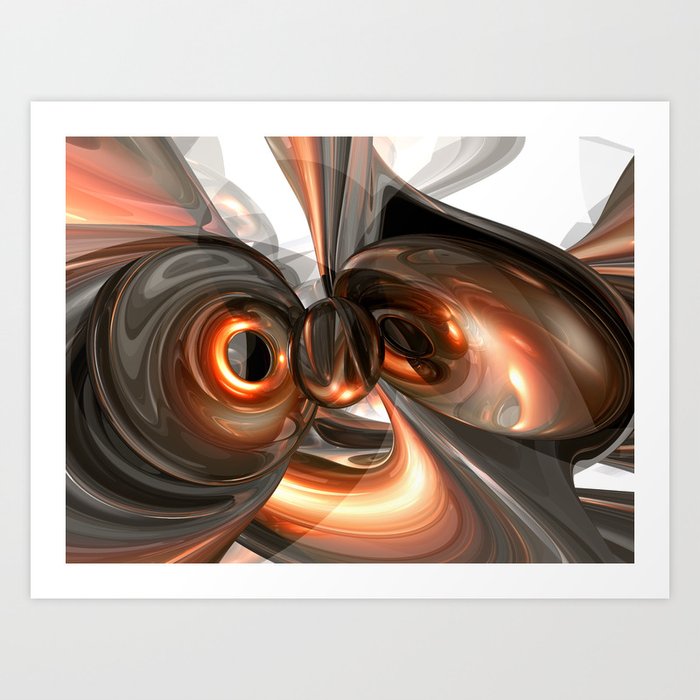 Copper Dreams Abstract Art Print By Alexanderbutler Society6