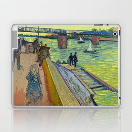 Le Pont de Trinquetaille in Arles, 1888 by Vincent van Gogh Laptop Skin