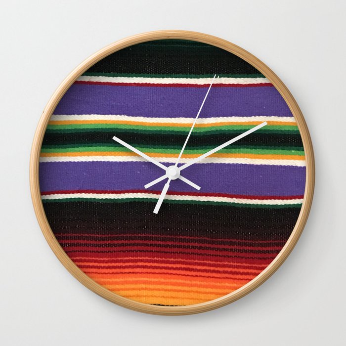 MEXICAN SERAPE Wall Clock