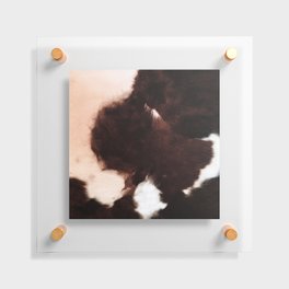 Dark Cowhide Fur (digitally created) Floating Acrylic Print