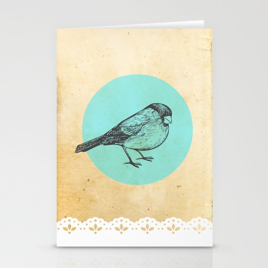 Spotted bird Stationery Cards