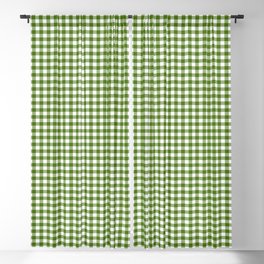 green gingham Blackout Curtain