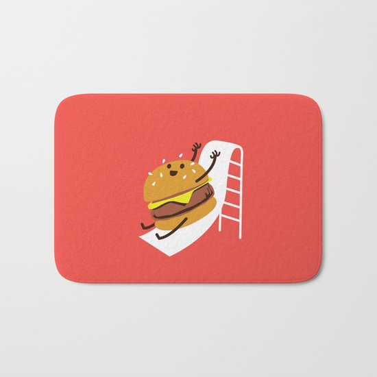 Slider Burger Bath Mat
