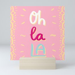 Oh La La Mini Art Print