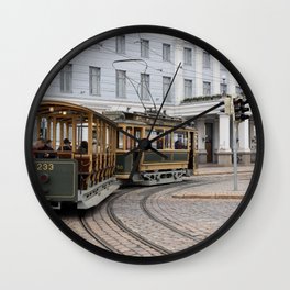 Helsinki Classic Tram Wall Clock