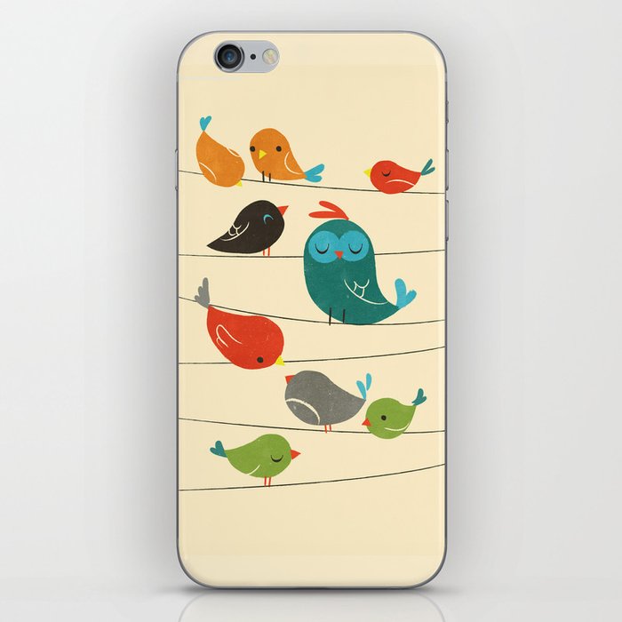 Colorful Birds iPhone Skin
