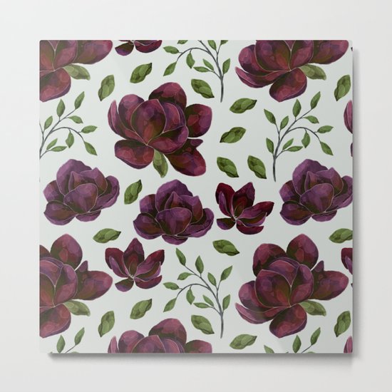 Forest Meadow Rose Metal Print