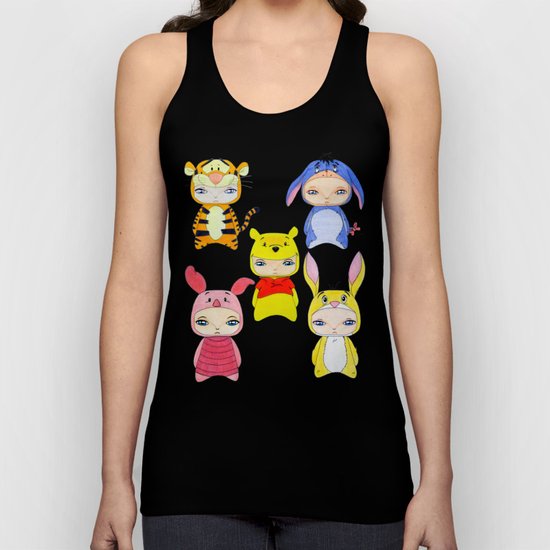 A Boy - Winnie and friends Unisex Tank Top