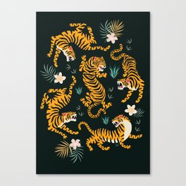 Tiger All Around Canvas Print