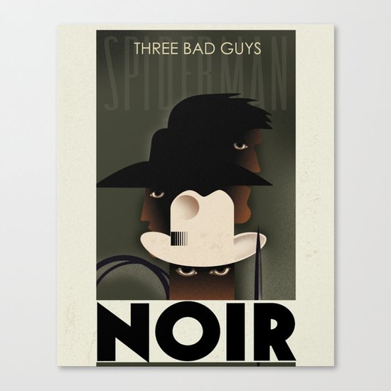 CASSANDRE SPIRIT - Spidey Noir2 Canvas Print