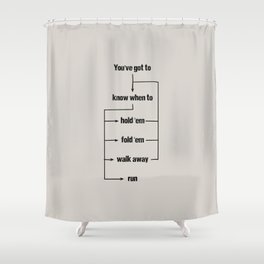 Gambler Shower Curtain