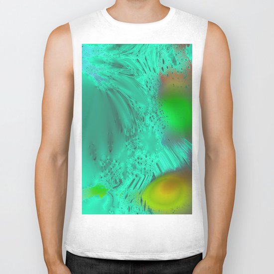 foreign mountain terrain II Biker Tank