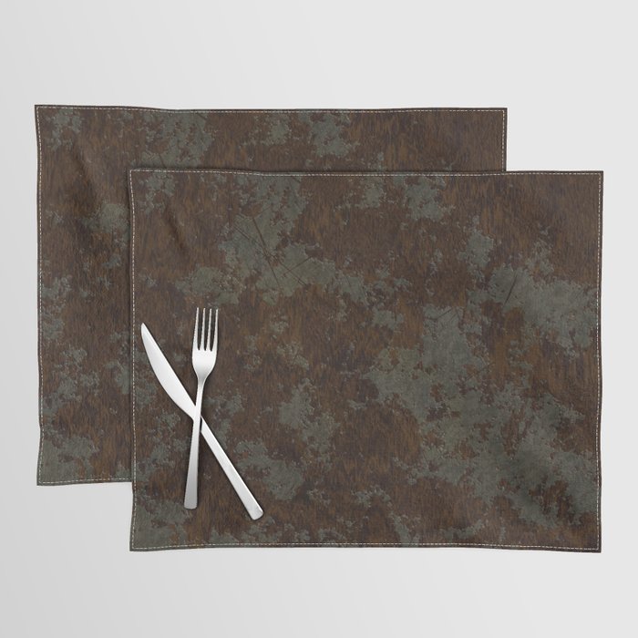 Dark brown rusted Placemat