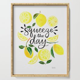 Squeeze the Day (Lemons) Serving Tray